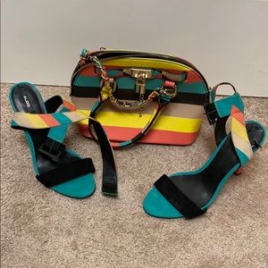 Aldo heels and purse